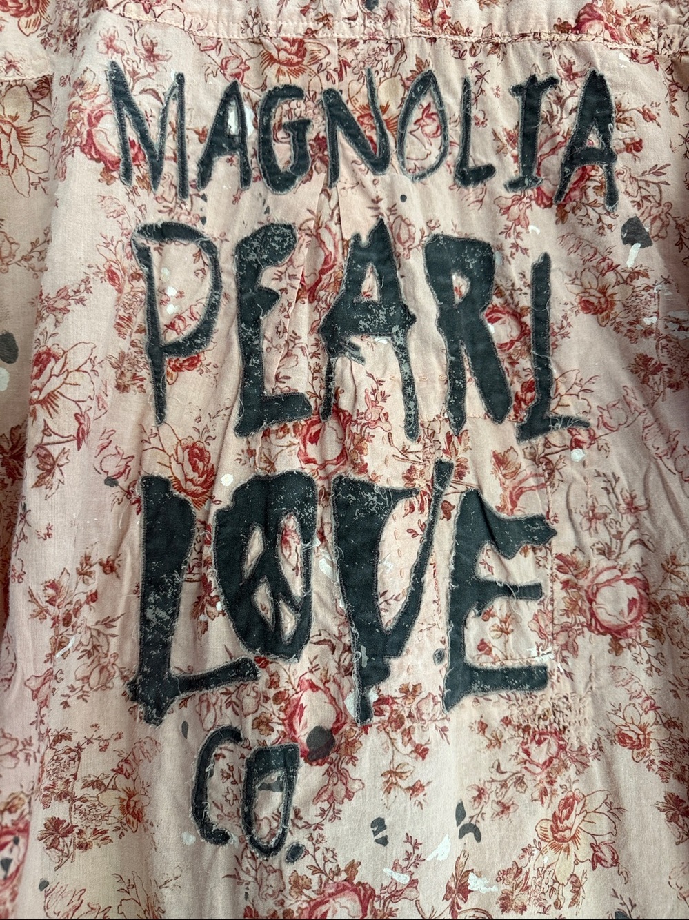 🌹💫 Magnolia Pearl Cotton Floral RAYA Shirt NWTS